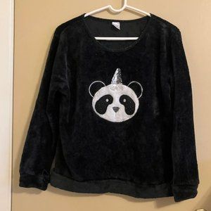 Fuzzy Panda Sweater